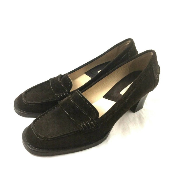 Michael Kors Collection Penny Loafer Pump Suede 7 - Picture 4 of 8